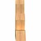 Ekena Millwork Saratoga Timber Gable Bracket, Western Red Cedar, 48"W x 24"H x 5 1/2"D x 5 1/2"F, 12/12 Pitch GBW048X24X0606SAR00SWR - alternate 5